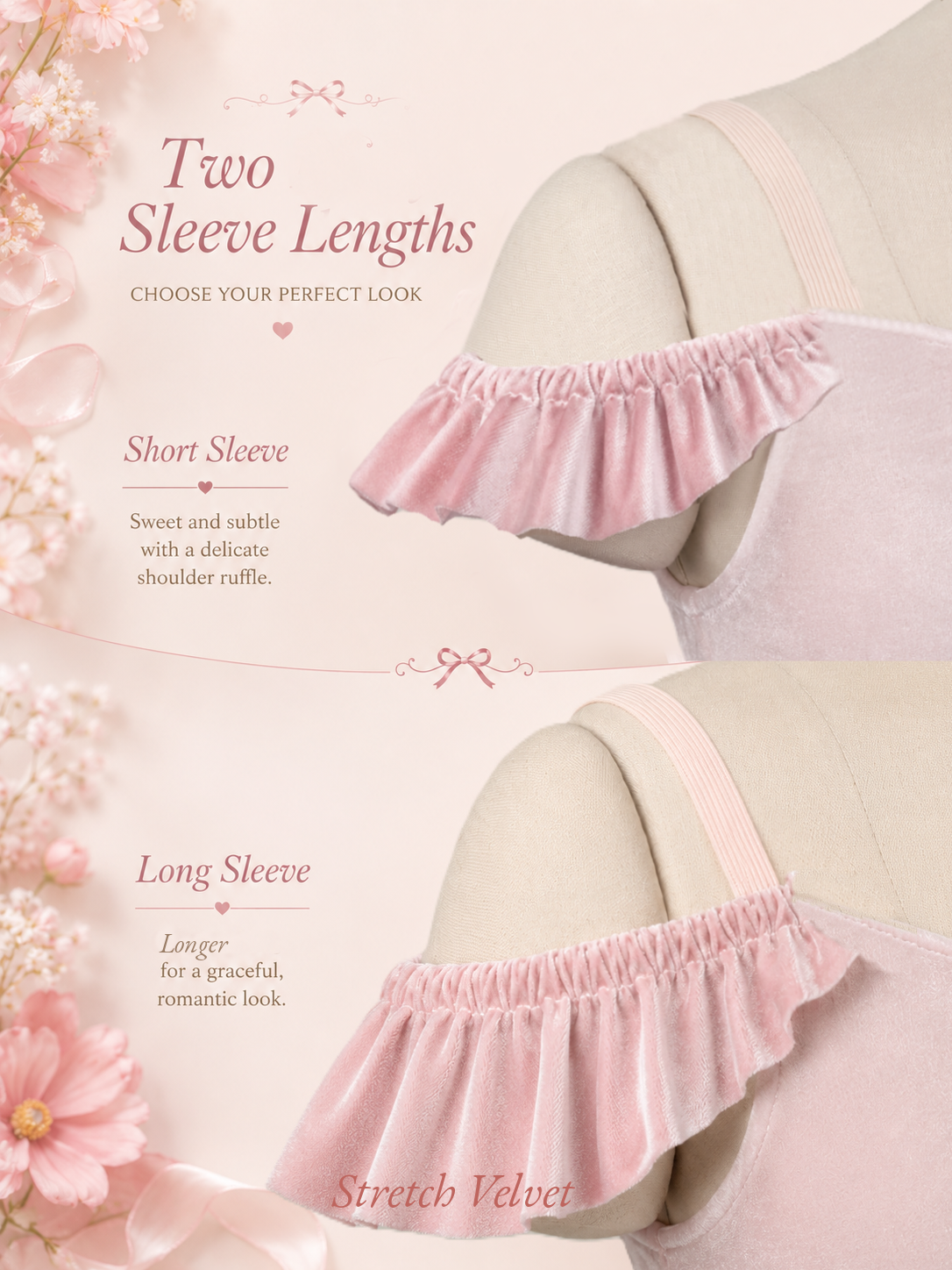 Curved Frill Sleeve ~ Full Set
