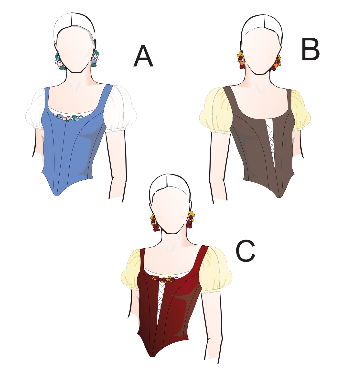 #2409 Peasant Set