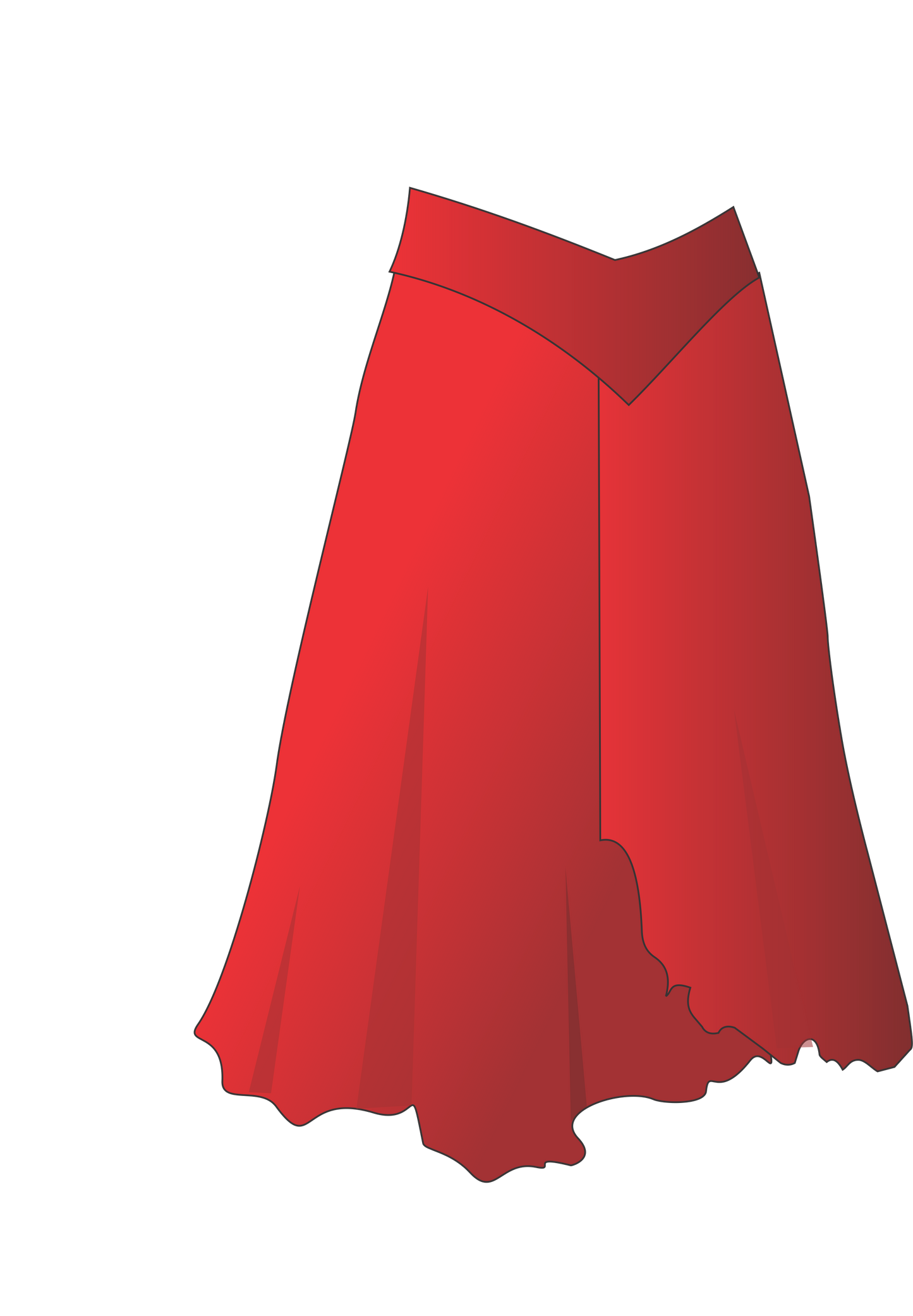 Gamzatti, Long Wrap Skirt