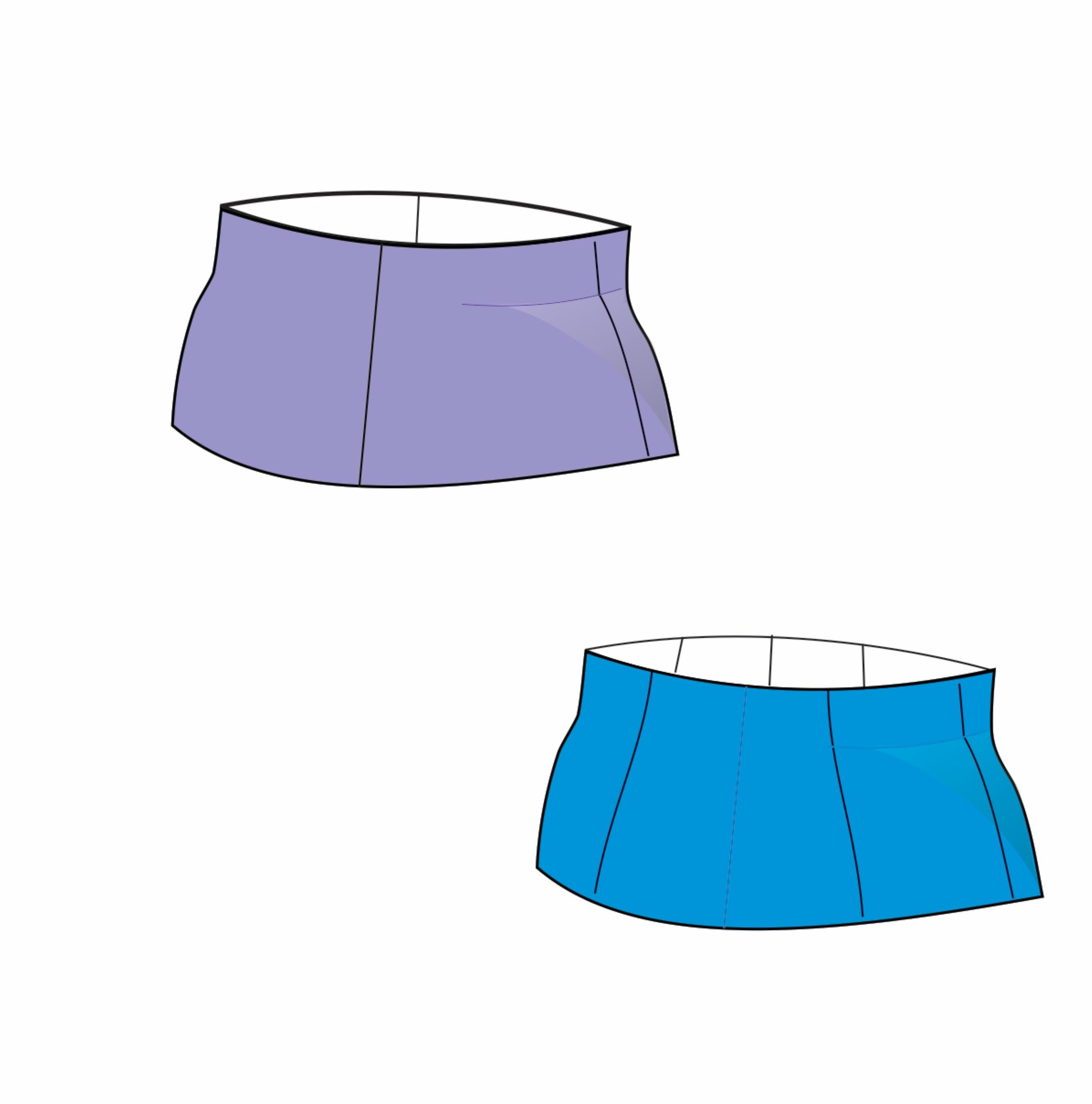 High basque, long basque, pattern by Tutus That Dance