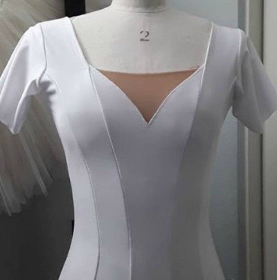 Ballet Stretch Bodice with Sleeves by Tutus That Dance