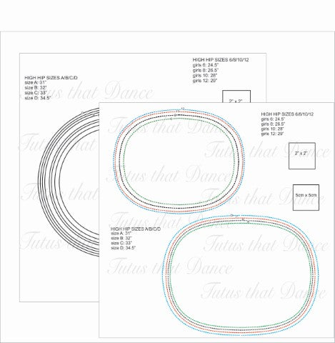 HIGH HIP LINE TEMPLATE