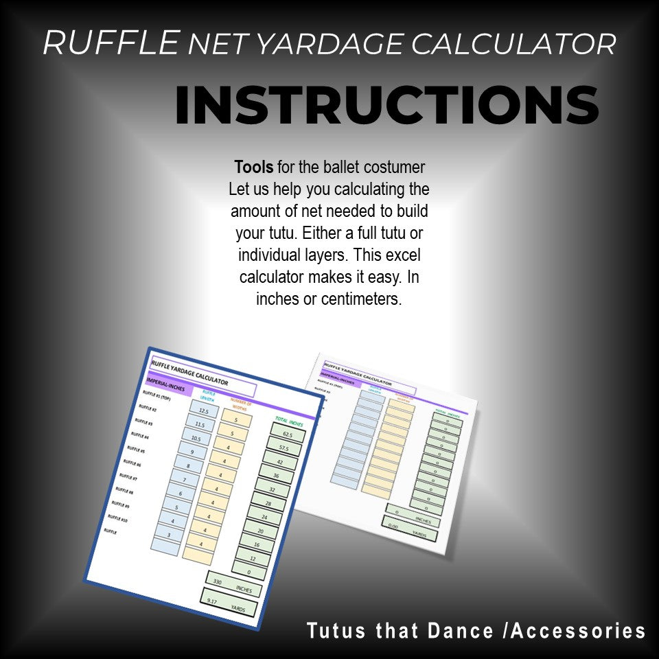 RUFFLE NET YARDAGE CALCULATOR