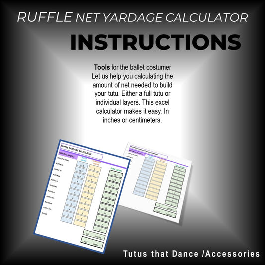 RUFFLE NET YARDAGE CALCULATOR INSTRUCTIONS  II