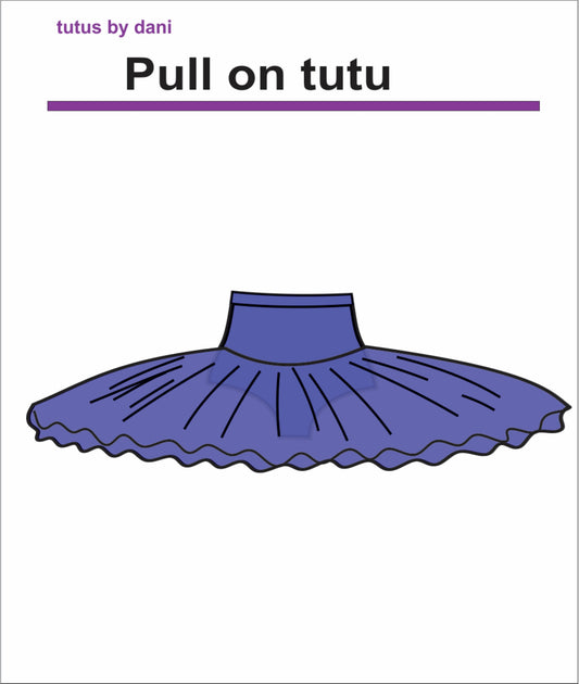 Pull On Stretch Tutu by Tutus by Dani
