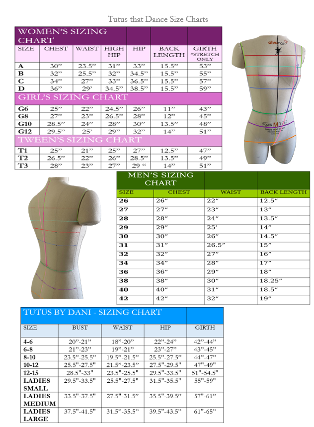 Size Charts