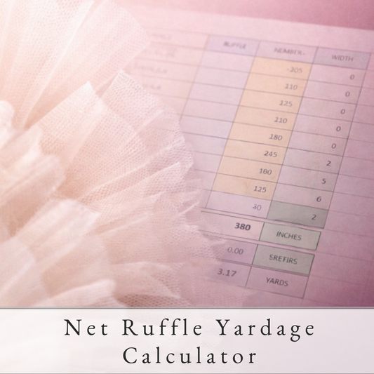 Net Ruffle Yardage Calculator