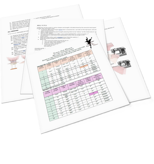 BELL INSTRUCTIONS AND NET CUTTING CHARTS