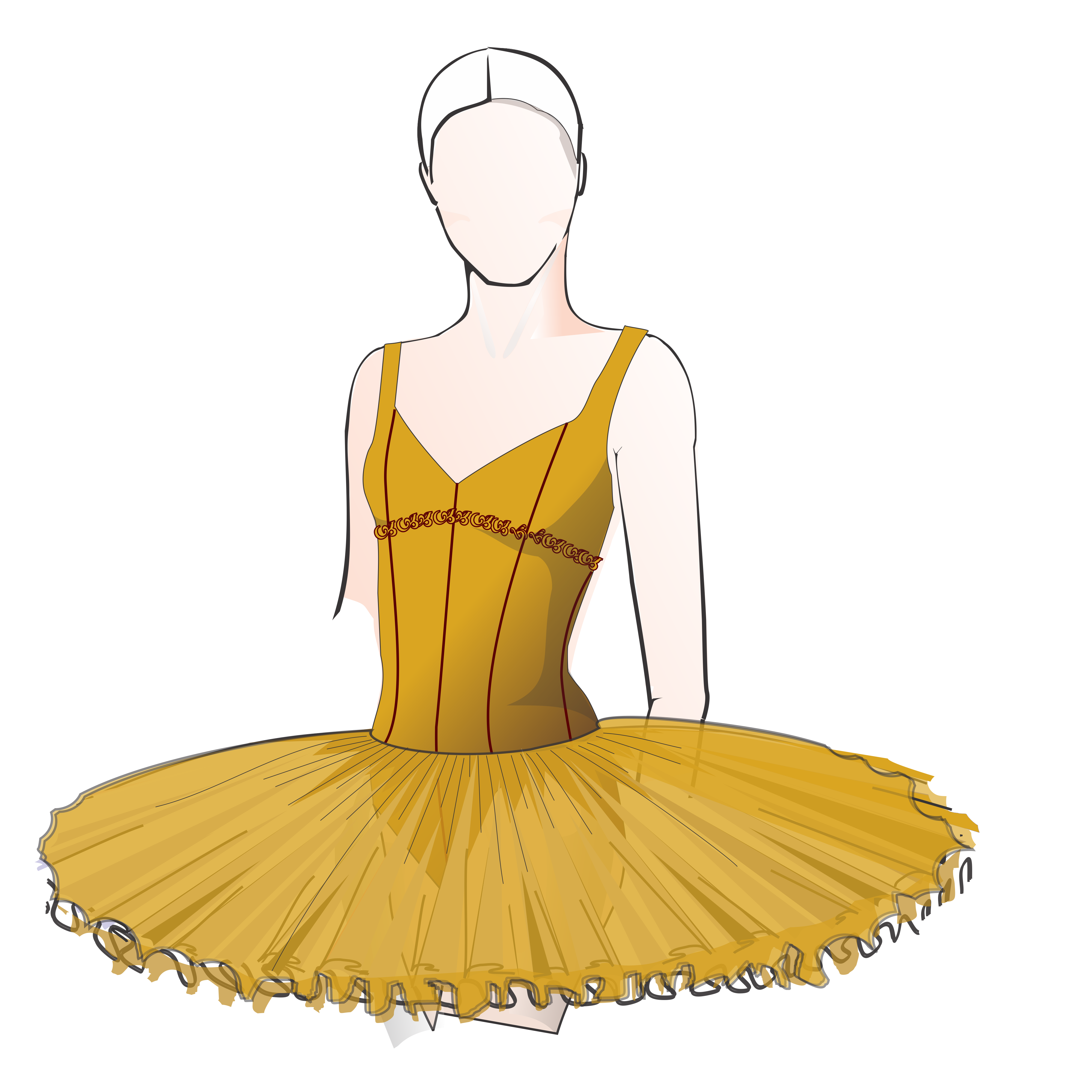 #6117 Stretch Tutu with straps – Tutus that Dance
