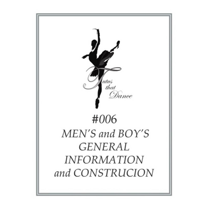Men's & Boy's Ballet Tunic Pattern Instructions by Tutus That Dance